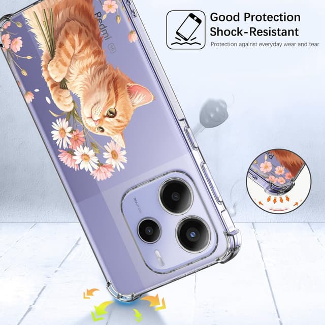 Thumbnail 3 de DiaryTown Redmi Note 14 5G Hülle Transparent