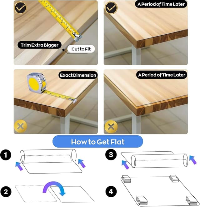 Thumbnail 5 de Artwelt Nappe de protection de table transparente 2.2mm