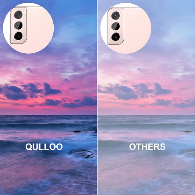 Thumbnail 6 de QULLOO Kamera-Schutzfolie aus Glas für Samsung Galaxy S22 / S22 Plus 5G (4 Stück)