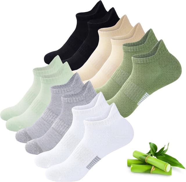 Detalle de inaWarm Bambus Sneaker Socken 6 Paar