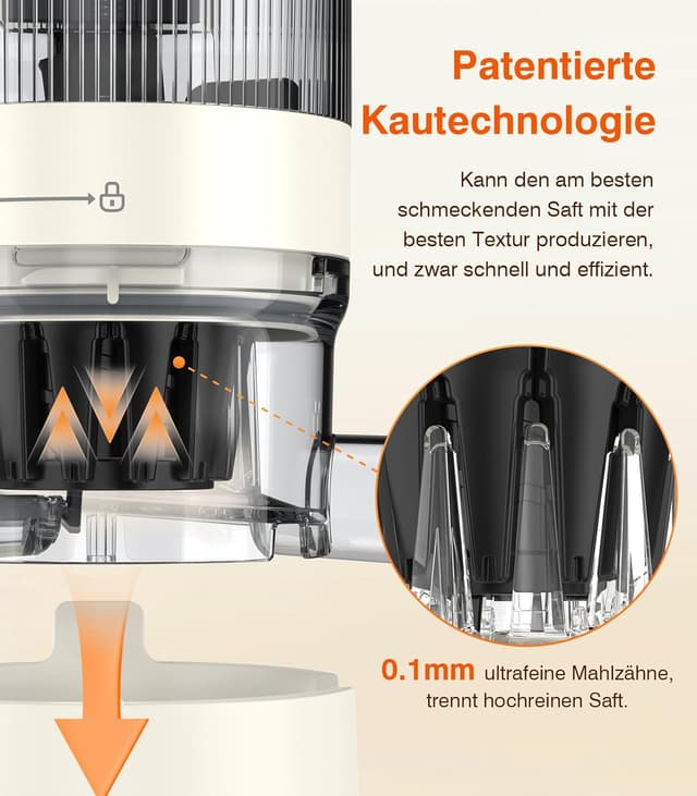 Thumbnail 2 de Zasmira Slow Juicer 120mm Einfüllschacht 1,5 L