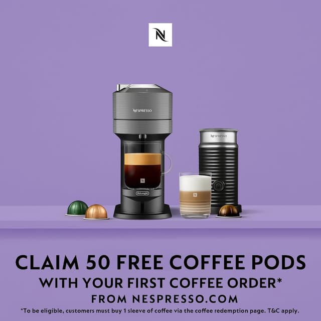 Detalle 2 de De'Longhi Nespresso Vertuo Next EN120.GY 6 sizes