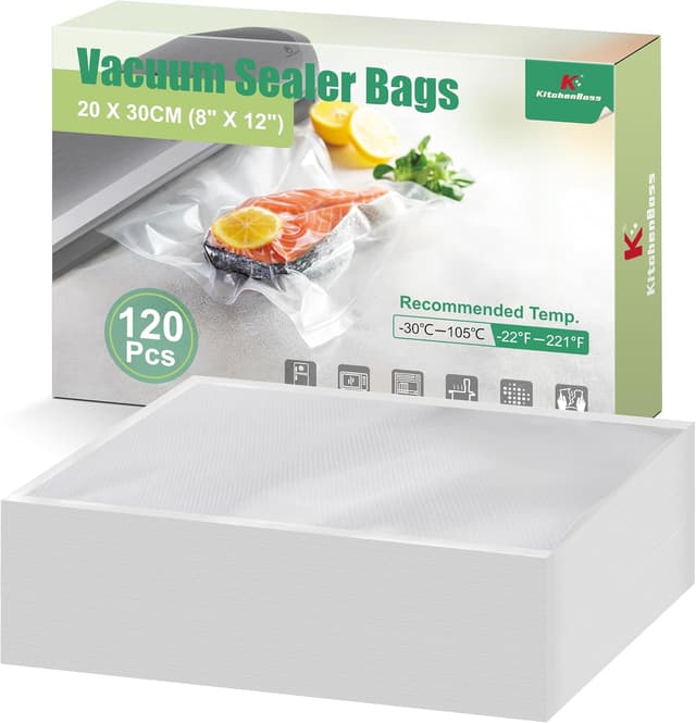 Detalle de KitchenBoss Sacs sous vide 175 µm
