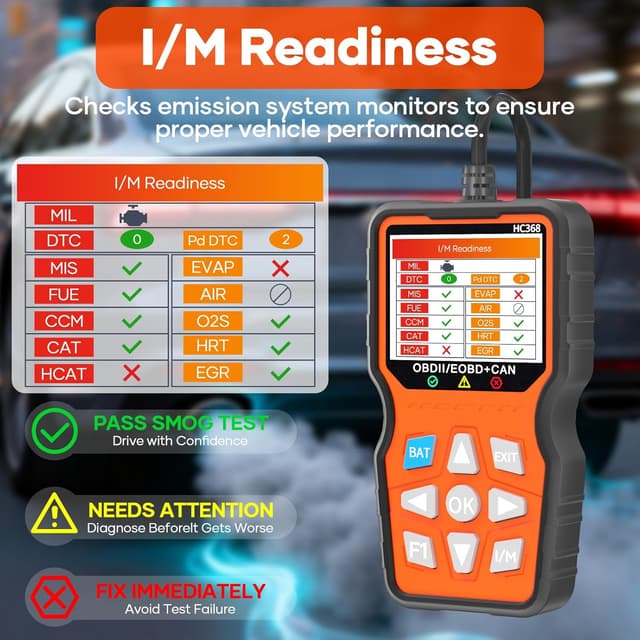Thumbnail 4 de bakibo OBD2 Diagnosegerät Auto 10 Modi