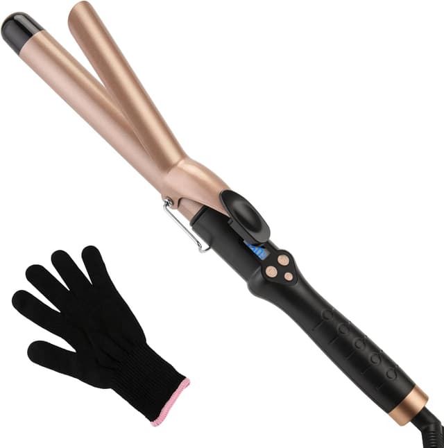 Detalle de 25mm tourmaline ceramic curling tongs