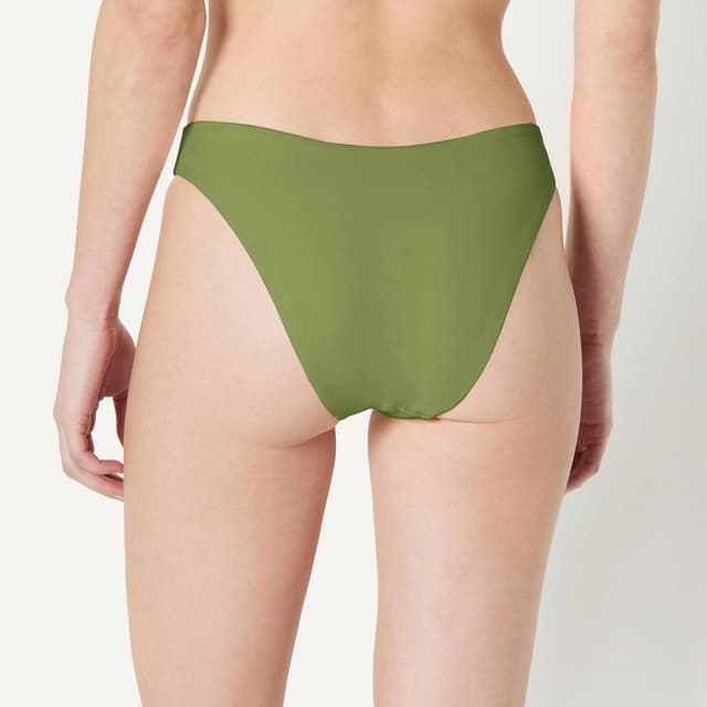 Detalle de Amazon Essentials Femme : haut de bain/bas de bikini à pernera haute (coupe ajustée)