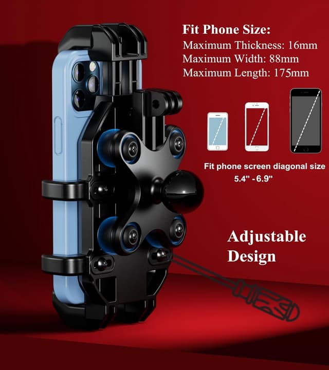 Thumbnail 5 de BRCOVAN Fork Stem Phone Mount 5.4-6.9