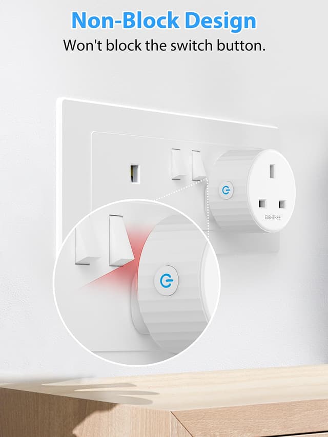 Thumbnail 6 de EIGHTREE Smart Plugs 13A energy-monitoring pack 🔌