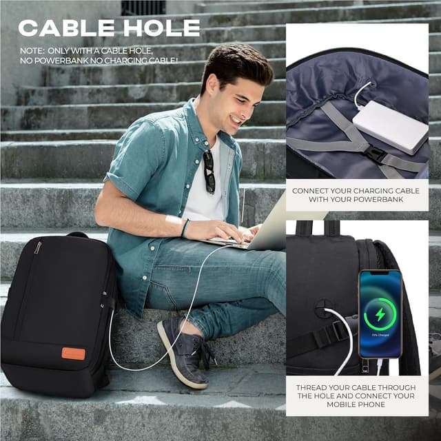 Thumbnail 4 de VMIKIV mochila viaje cabina 55x40x20 cm