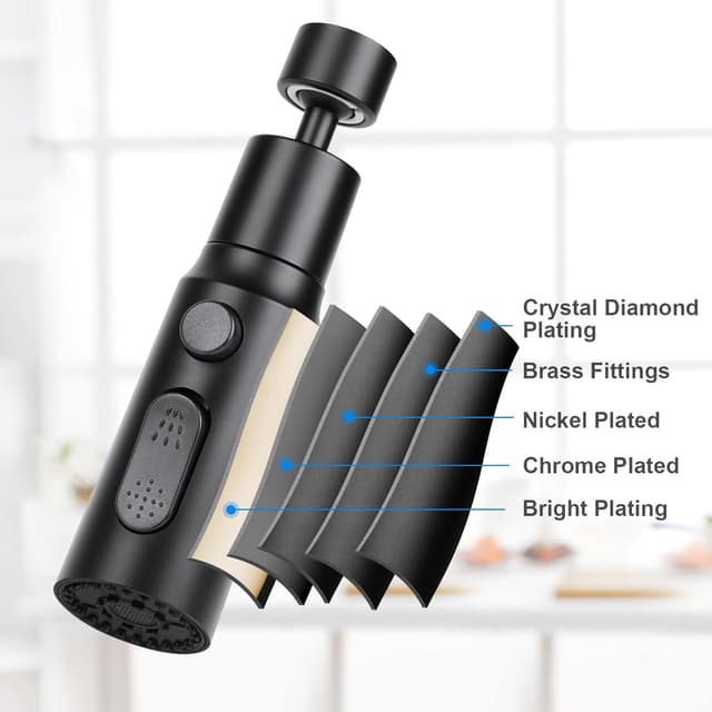 Thumbnail 5 de OSDUE Juego de Aireador de Grifo 360°