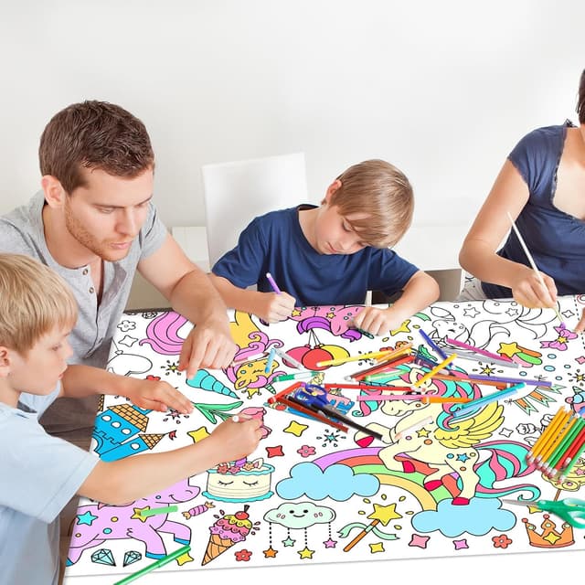 Thumbnail 3 de Gatherfun Unicorns Giant Coloring Poster 31.5x72