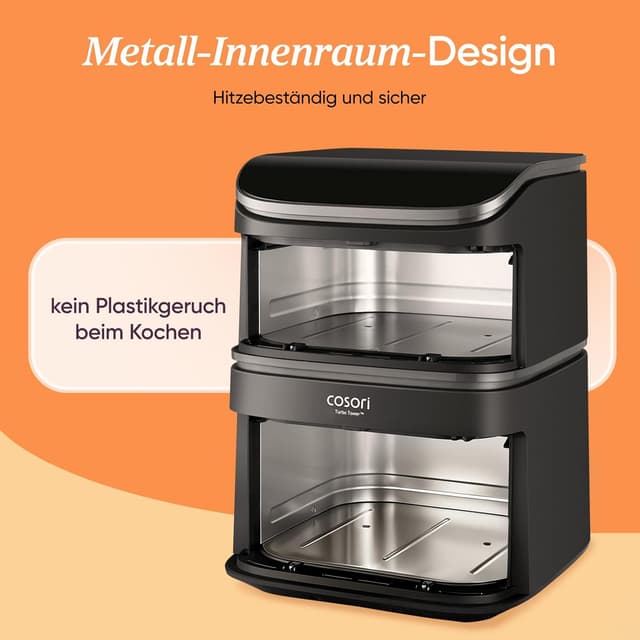 Thumbnail 5 de COSORI Airfryer 2-Kammer 10,8 L mit Rezeptbuch