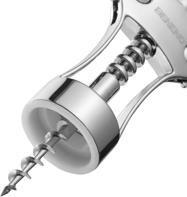 Detalle 2 de Beneno Zinc Alloy Wing Corkscrew Bottle Opener (Silver)