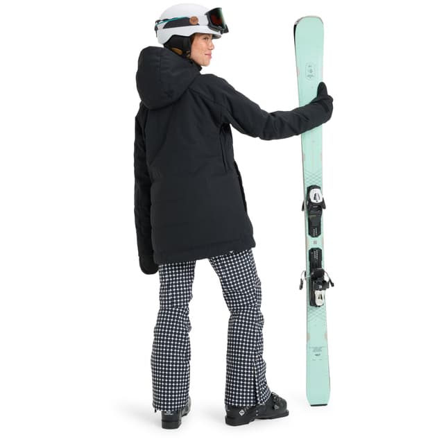 Detalle de Roxy Chaqueta de mujer Radiant Lines Overhead con tecnología DryFlight y WarmFlight X2 para nieve