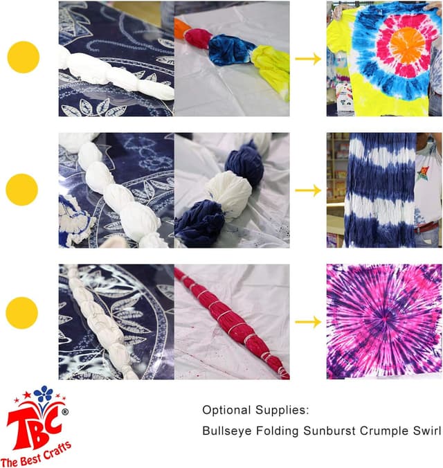 Thumbnail 4 de TBC The Best Crafts Tie-Dye Art Kit 24 colours 🎨