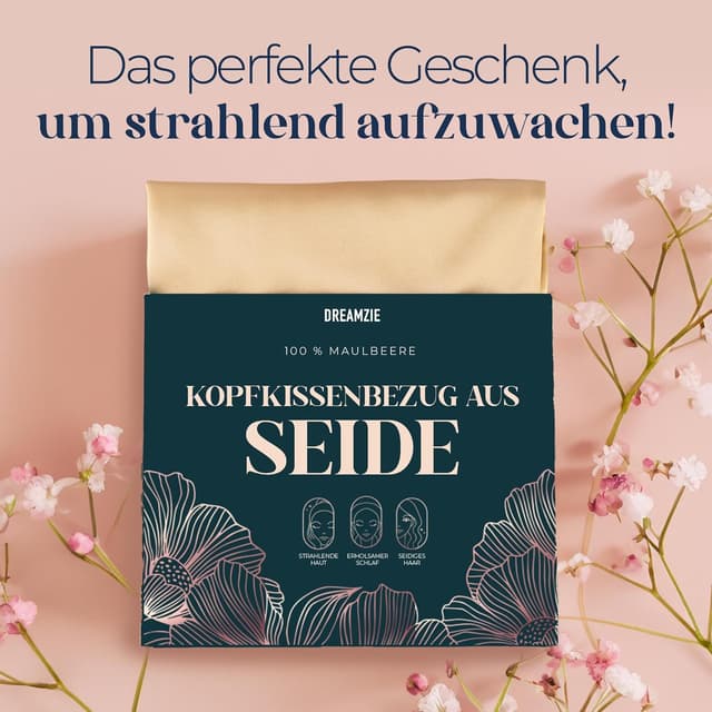 Thumbnail 5 de DREAMZIE Seidenkissenbezug 40x60 cm