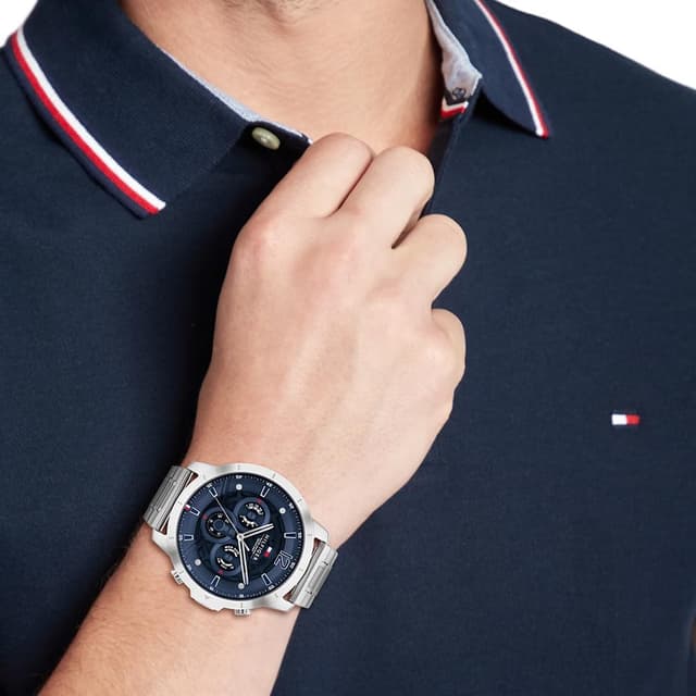 Detalle 2 de Tommy Hilfiger montre analogique multifonction quartz 1710492 argenté (acier inoxydable)