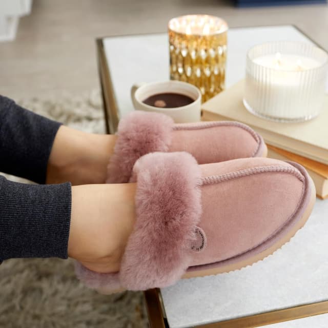 Thumbnail 5 de Fireside Sydney Shearling Scuff Slipper 100% Shearling
