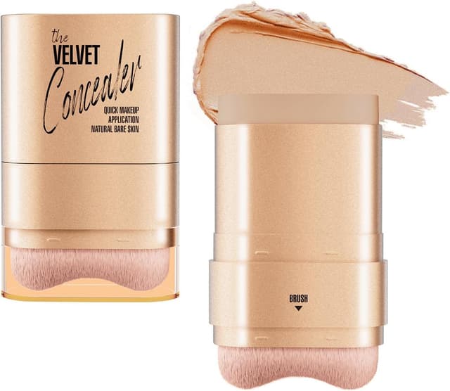 Imagen de Correttore Catlinez 2 in 1: copre acne, imperfezioni e occhiaie con pennello morbido (40 g) naturale en OfertitasTOP