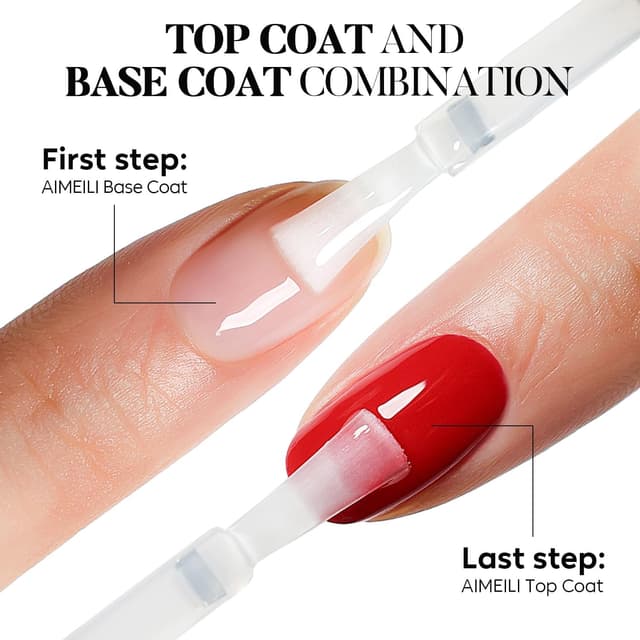 Thumbnail 3 de AIMEILI Base y Top Coat 2 x 8 ml