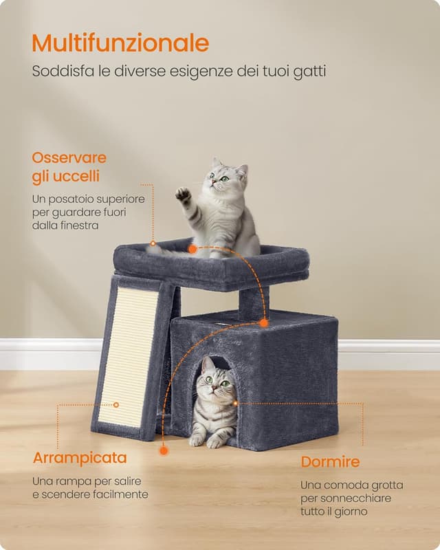 Thumbnail 2 de Feandrea PCT010GS01 albero per gatti 44,6 cm