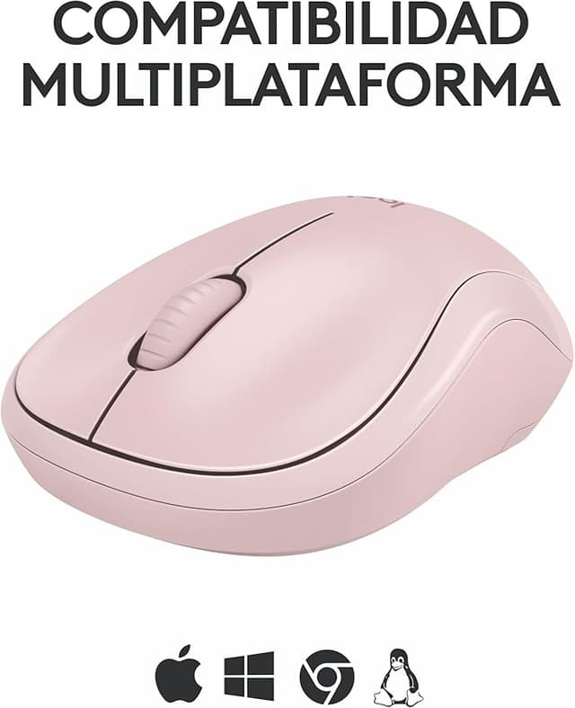 Thumbnail 5 de Logitech M240 Silencioso Bluetooth, rosa — 18 meses de batería 🖱