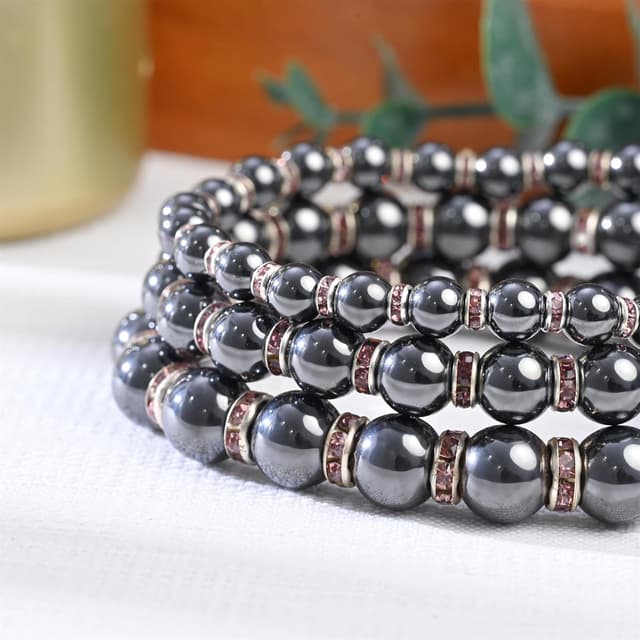 Thumbnail 2 de EUMENIDES Magnetic Hematite Bracelet 8mm