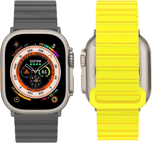 Detalle 2 de Tasikar Thin Silicone Magnetic Loop 49mm for Apple Watch