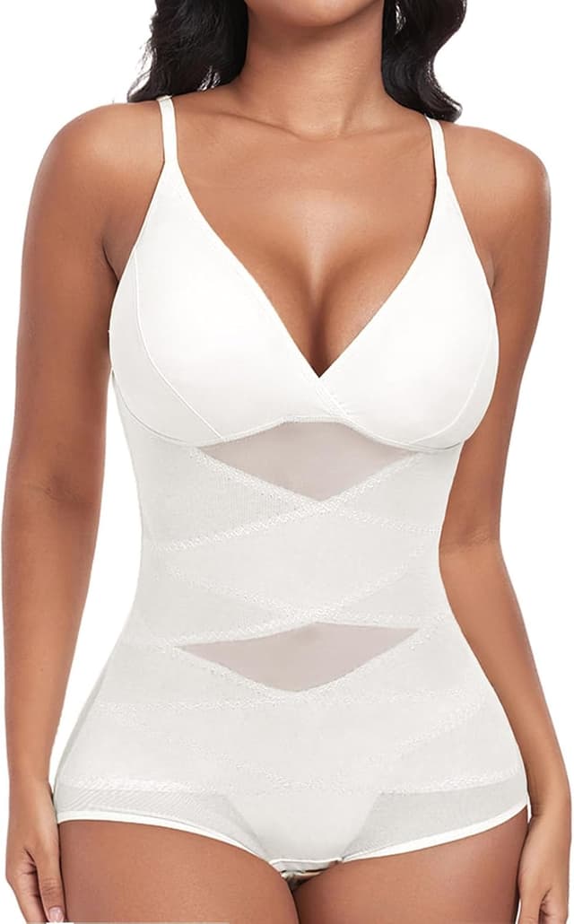 Thumbnail 6 de PASUDA Body gainant femme ventre plat invisible – combinaison shapewear bretelles réglables