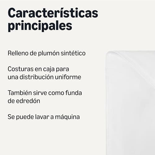 Thumbnail 1 de Amazon Basics Relleno Nórdico Hipoalergénico 80x135 cm