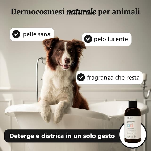 Detalle 2 de Natural Derma Pet Shampoo 2 in 1, 200 ml