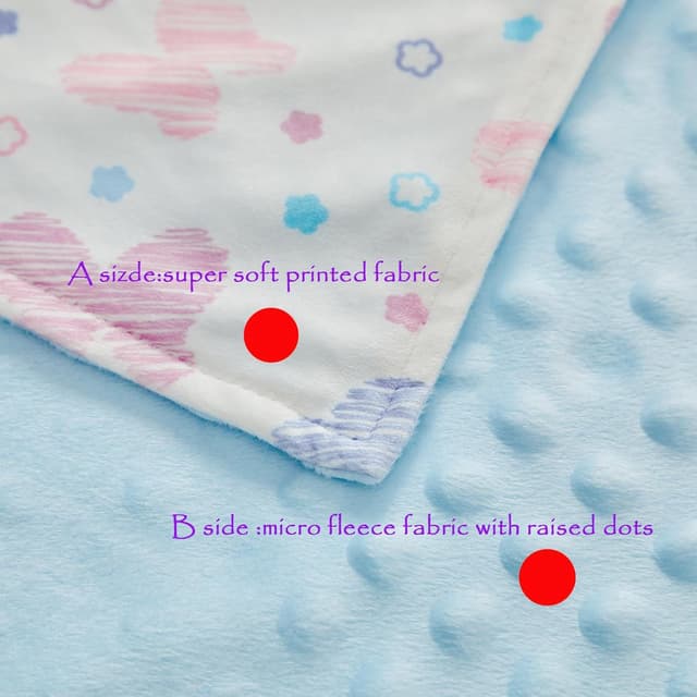 Detalle de Baby butterfly swaddle blanket 75 x 100 cm
