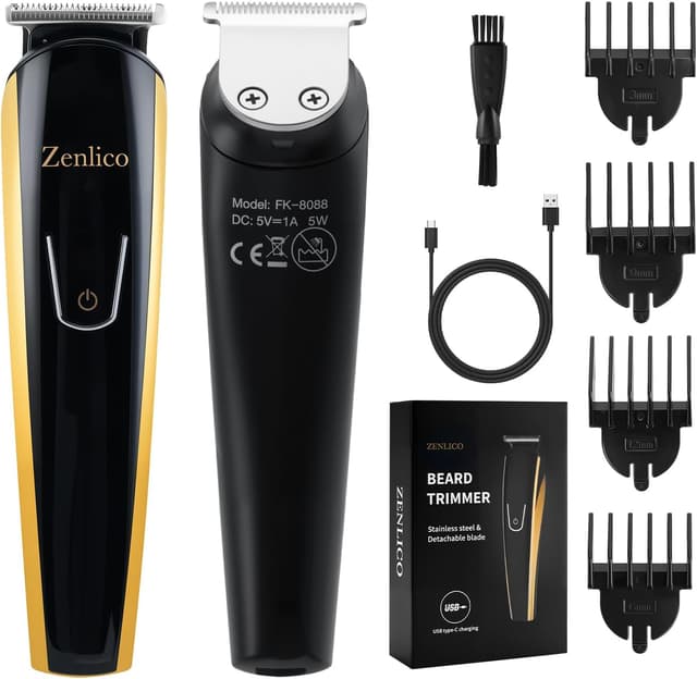 Detalle de ZENLICO Rechargeable Beard Trimmer & Grooming Kit for Men