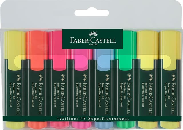 Imagen de Faber-Castell Textliner 48, 8 subrayadores en OfertitasTOP