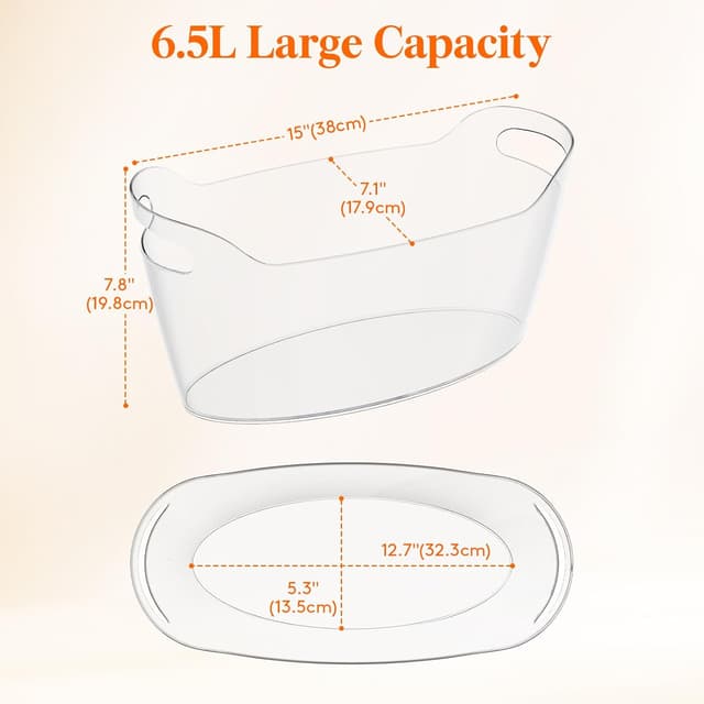 Thumbnail 2 de Lifewit 6.5L Ice Bucket for Parties 🍾
