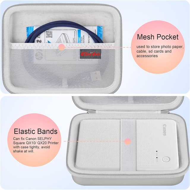 Thumbnail 3 de Elonbo Hart Schutz Hülle für SELPHY QX20 1 Tasche