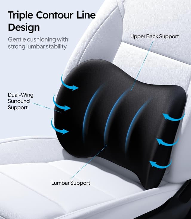 Thumbnail 4 de Wigoo 2025 Car Neck and Lumbar Support Pillow