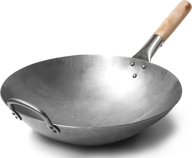 Detalle de Craft Wok 14-Inch carbon steel wok