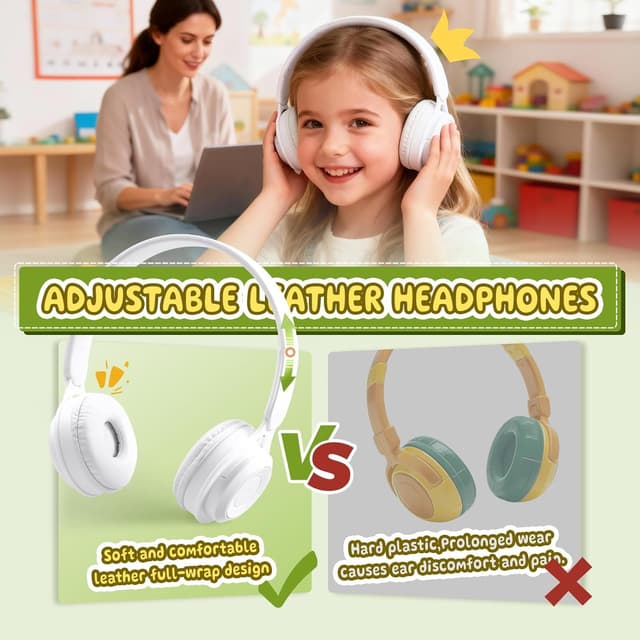 Detalle de Yeeammk Pretend Play Home Office Set for Kids (ages 3-7) with laptop, smartphone & writing tablet