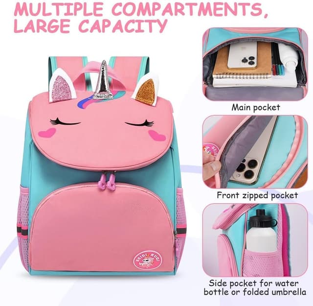 Thumbnail 3 de Aucuu Rucksack für Mädchen Schulrucksack