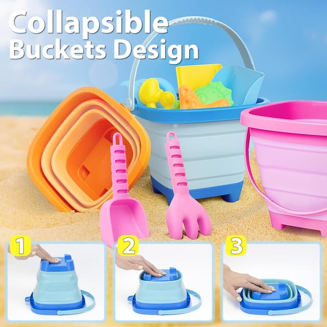 Detalle de YIMORE Sandspielzeug Set 14-teilig