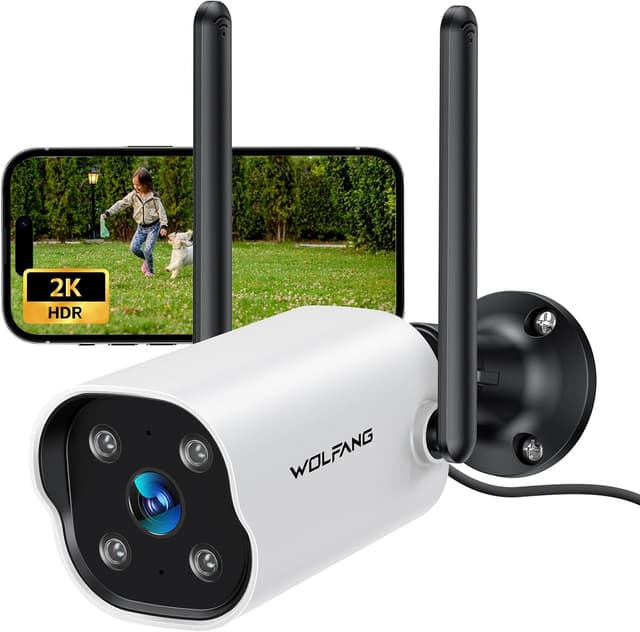 Imagen de WOLFANG 2K caméra surveillance WiFi extérieure en OfertitasTOP