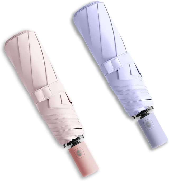 Thumbnail 6 de BAODINI Small UV Protection Travel Umbrella (UPF 50+), Compact 42 inch Windproof Auto Open/Close