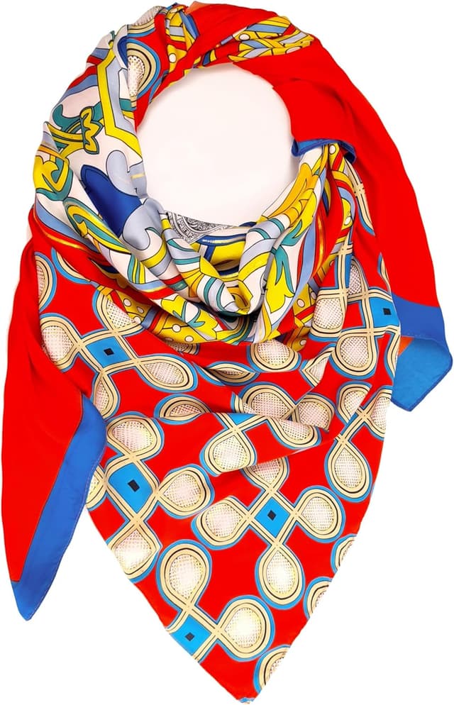 Imagen de GLORIS Damen Tuch Schal 135×135 cm 🧣 en OfertitasTOP