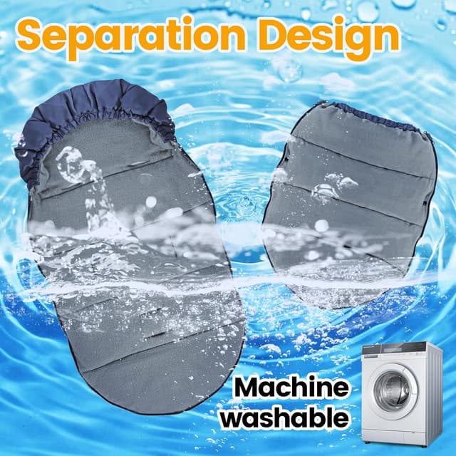 Thumbnail 5 de Orzbow Fußsack Kinderwagen Winter 1️⃣📦