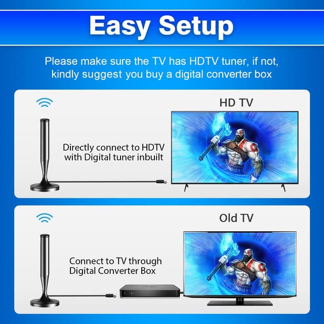 Thumbnail 4 de BsphereX Indoor TV Aerial for Freeview HD 5m