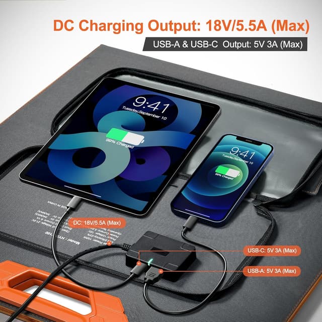 Thumbnail 3 de 100W Foldable Solar Panel ⚡