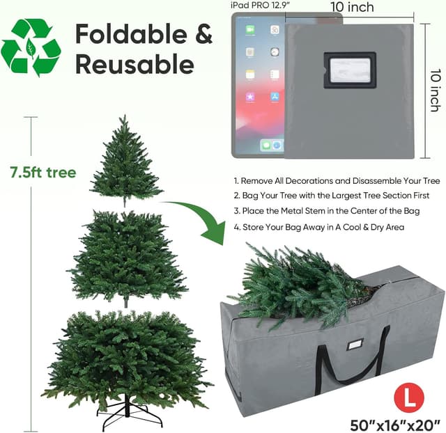 Thumbnail 2 de BALEINE Christmas Tree Storage Bag 7.5 ft ⏳