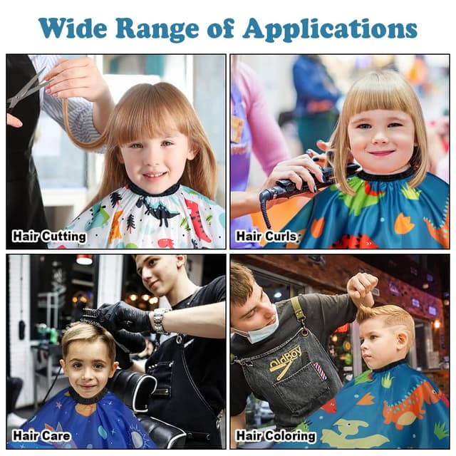 Thumbnail 4 de AYBUY Kinder Friseurumhang Dinosaurier