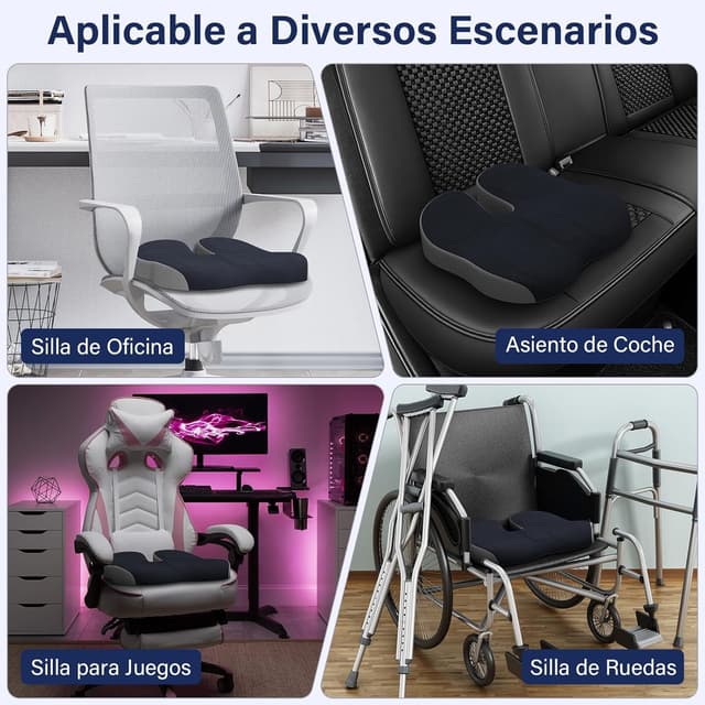 Thumbnail 5 de Juspota Cojin Silla Oficina cojín ortopédico 45x40